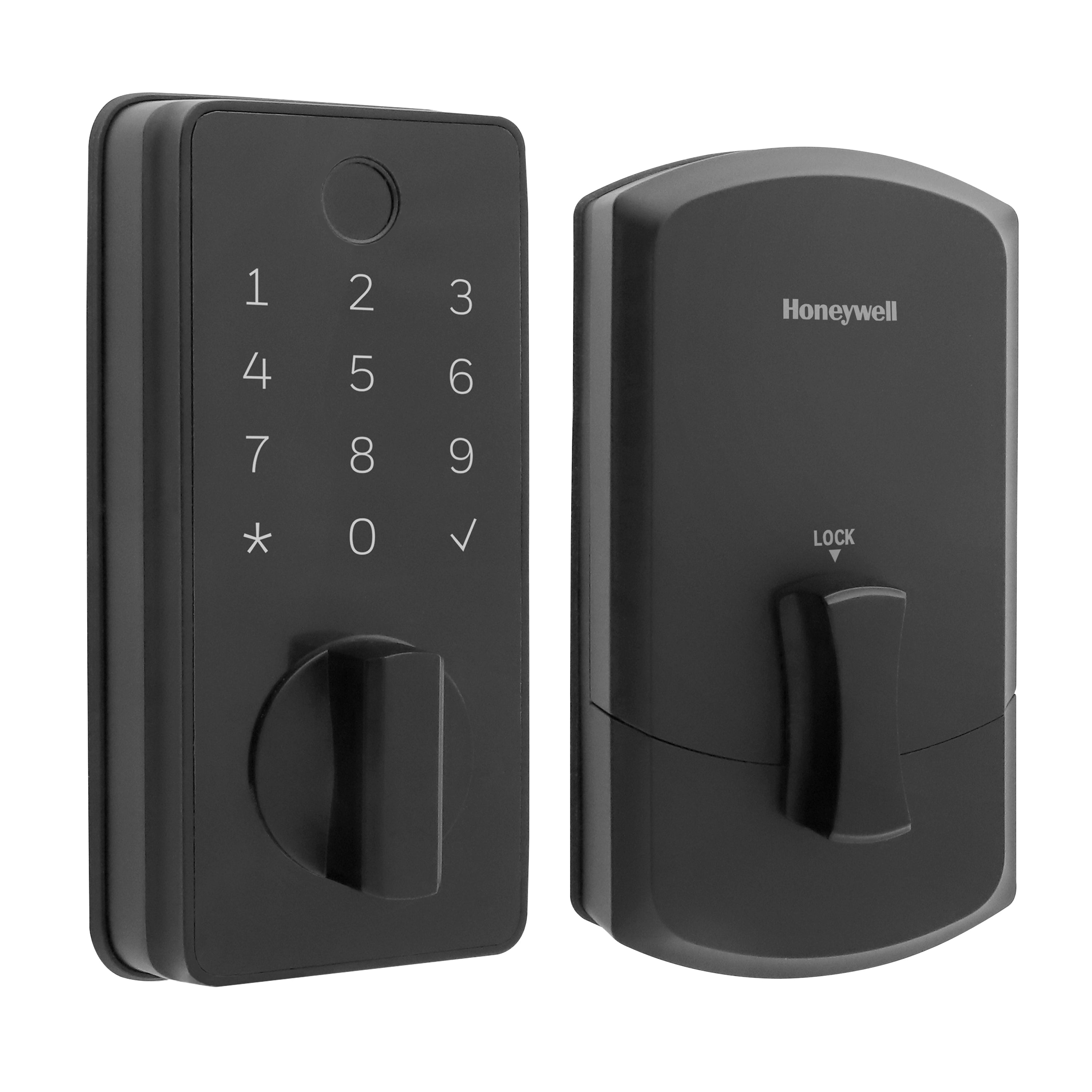 Electronic Deadbolt Biometric Lock Lighted Keypad Touchscreen