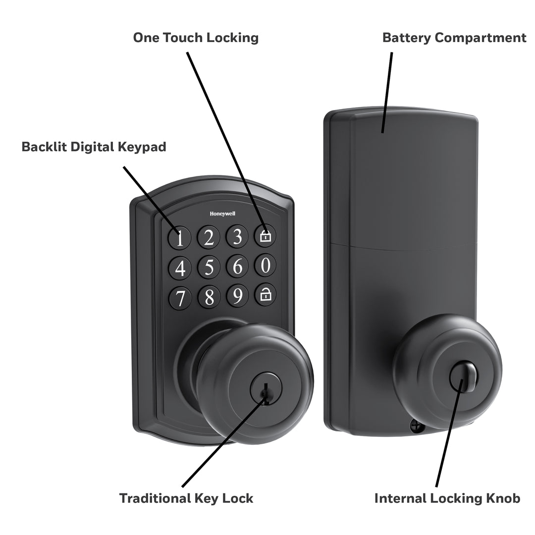 Digital Knob with Electronic Keypad (8645001) – Honeywell Safes