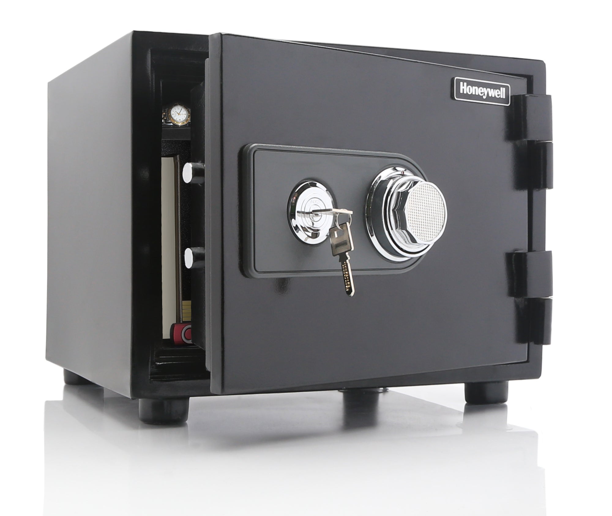 Dual Combination Dial / Key Fire Safe - 0.55 cu ft (2102) – Honeywell Safes