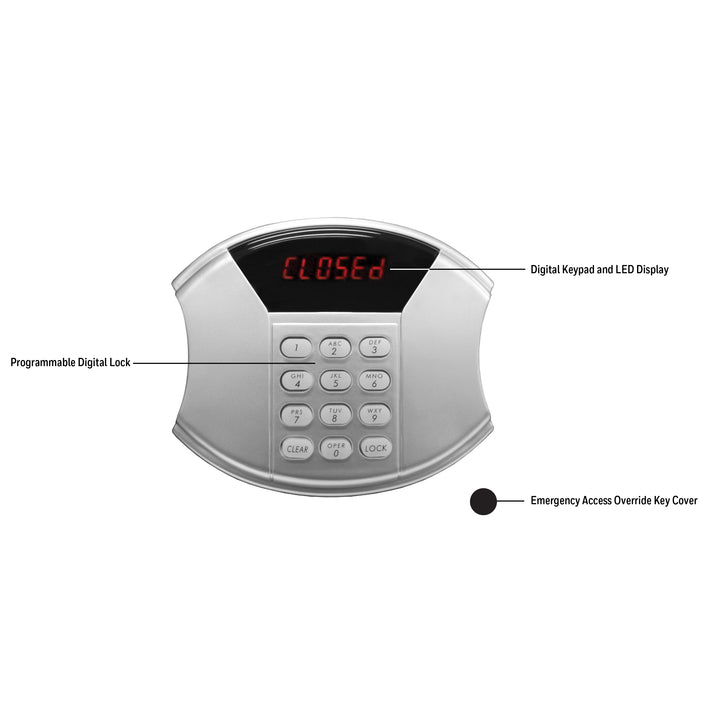 Digital LED Security Safe - 2.87 cu ft (5107) – Honeywell Safes