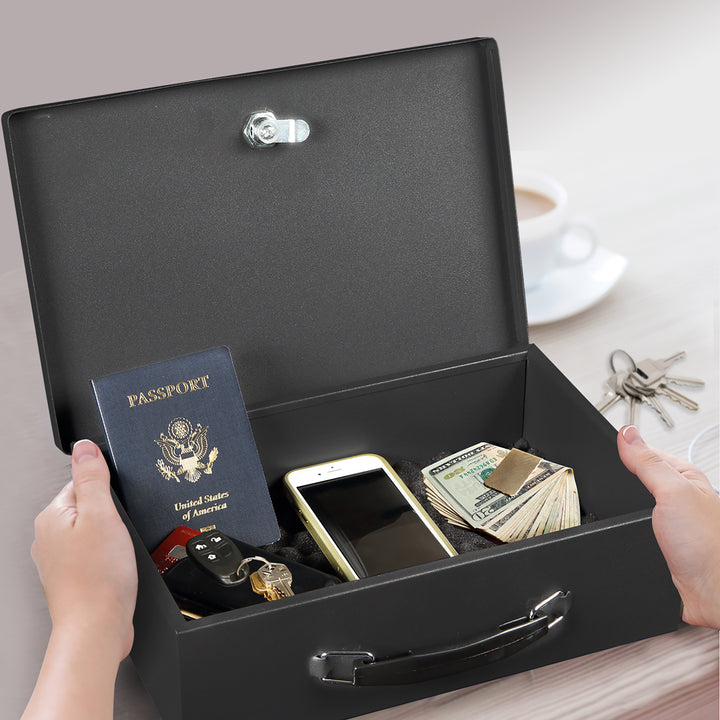 Steel Security Lock Box (6104) – Honeywell Safes