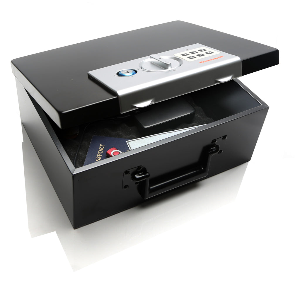 月契約不要！セルフホームセキュリティシステム X10 from USA Digital Steel Lock Box (6108) – Honeywell Safes