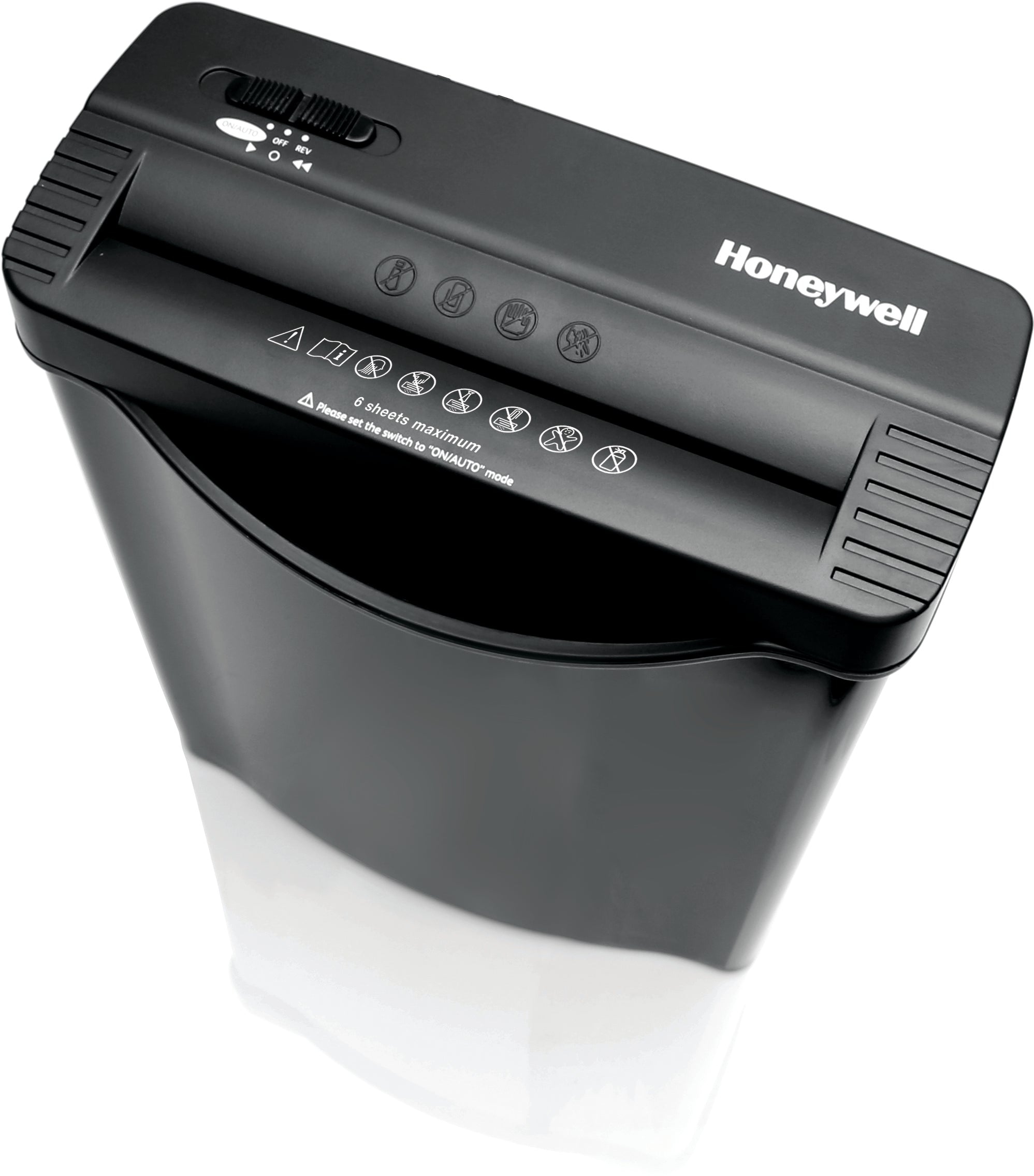 Auto Stop Paper 6-Sheet Strip-Cut Paper Shredder (9306) – Honeywell Safes
